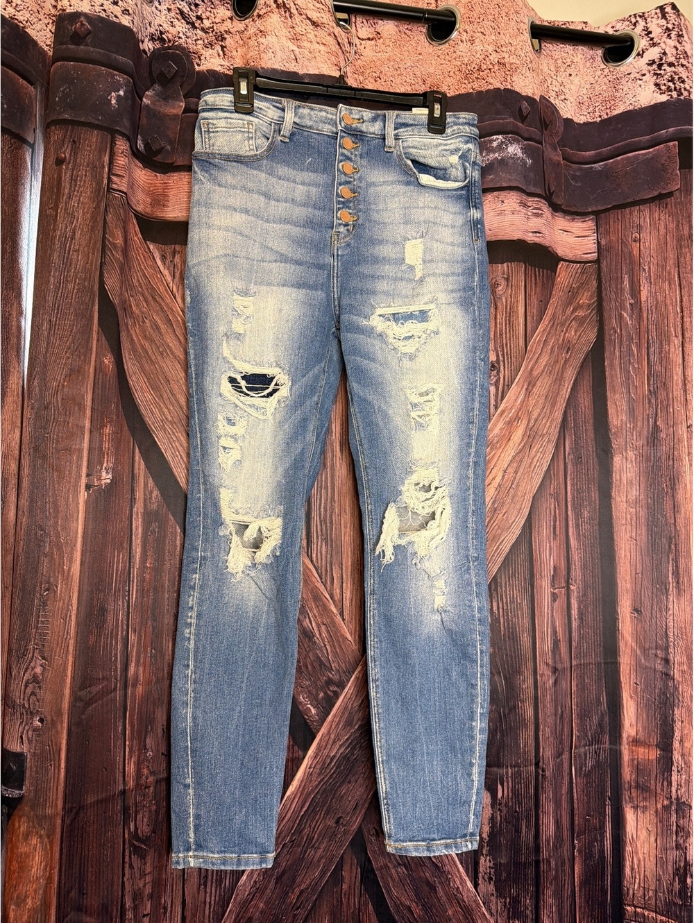 KanCan Signature Kurvy Ultra High Rise Ankle Skinny Jeans Size 30